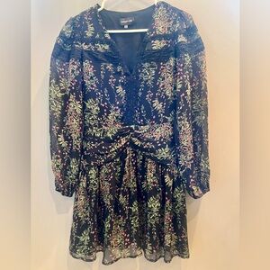 Sugarlips Black Floral Dress
